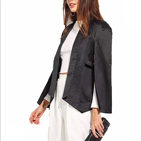 Split Cape Business Blazer🔥 - Picture 3 of 8